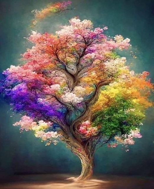 AB Diamond Painting    |  Color Tree