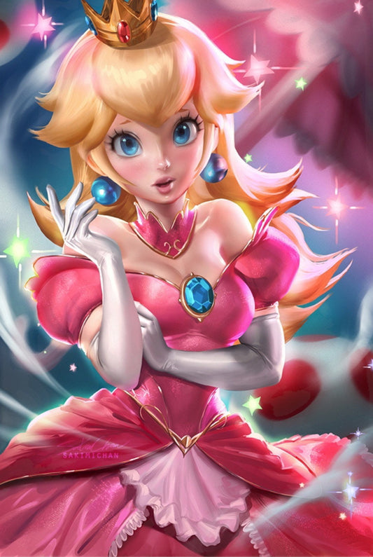 Full Round/Square Diamond Painting Kits | Princess Peach