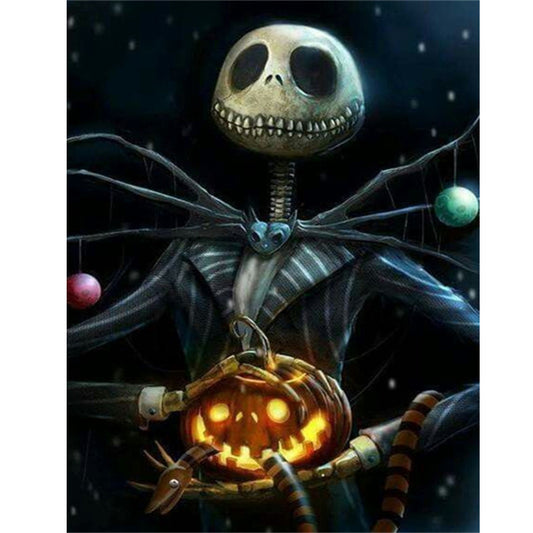 Halloween Skeleton  | Full Round Diamond Painting Kits