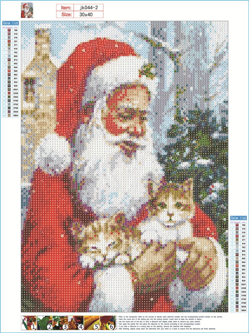 Santa Claus | Full Round Diamond Painting Kits