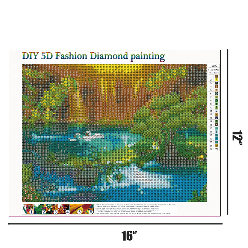 Beautiful Scenery   | Full Round Diamond Painting Kits