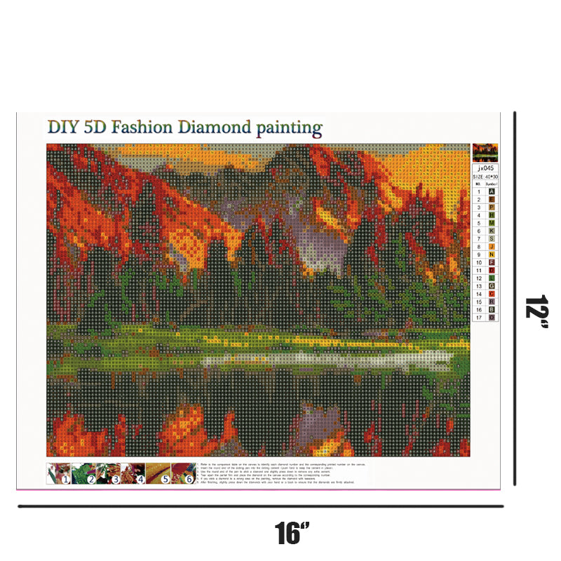 Beautiful Scenery   | Full Round Diamond Painting Kits