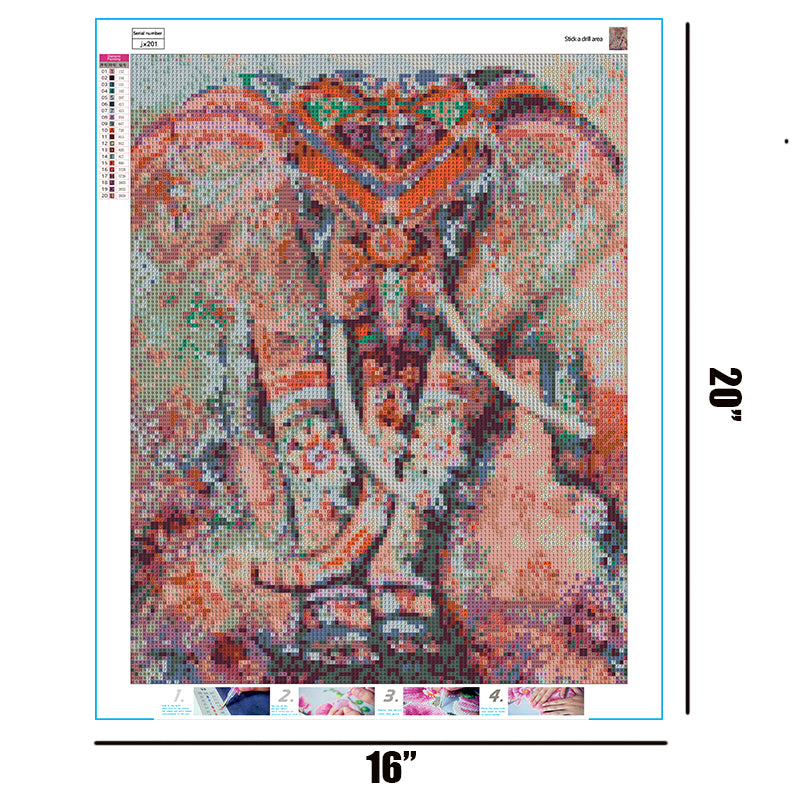 Elephant  | Full Round Diamond Painting Kits