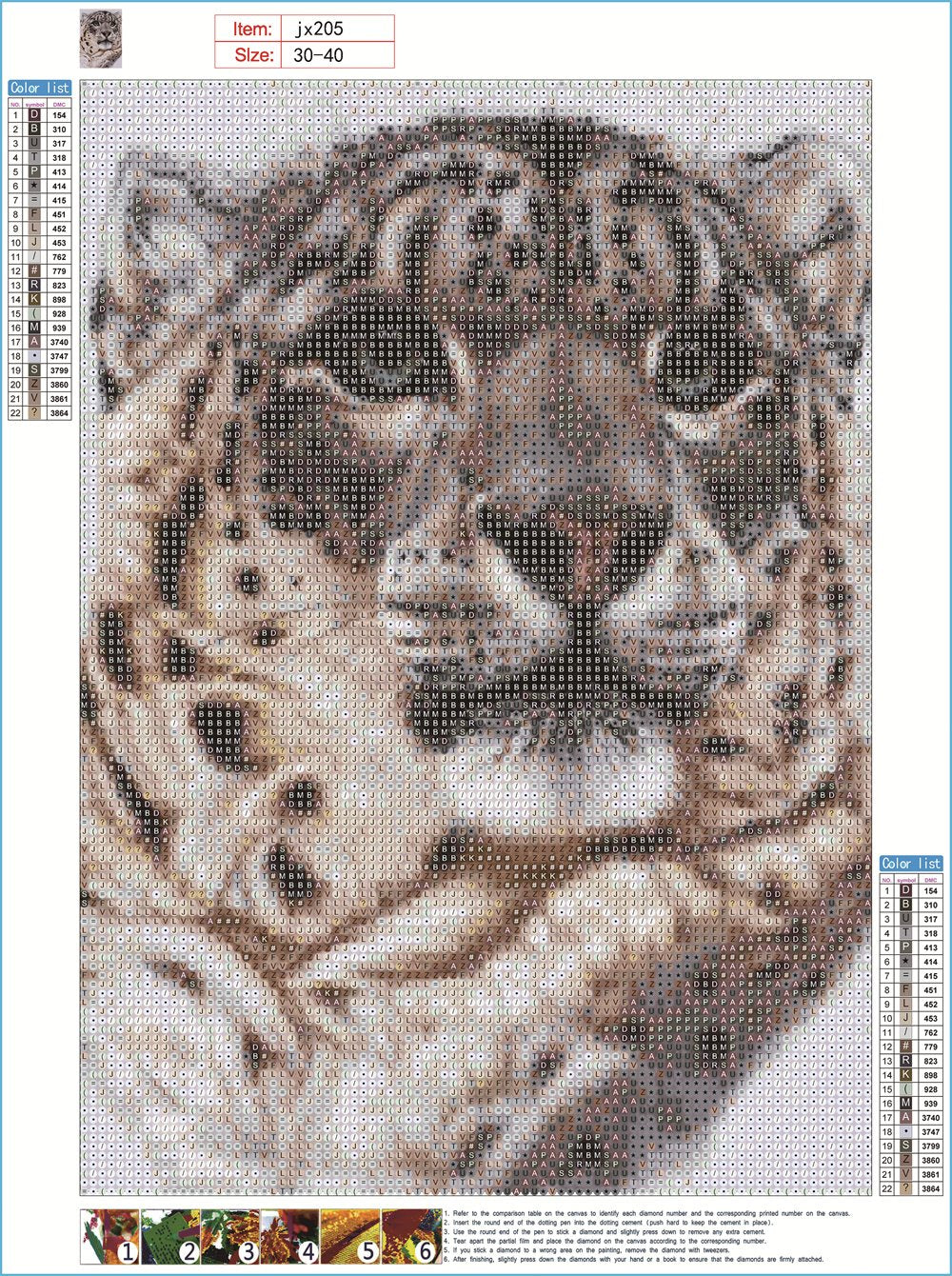 Leopard | Full Round Diamond Painting Kits