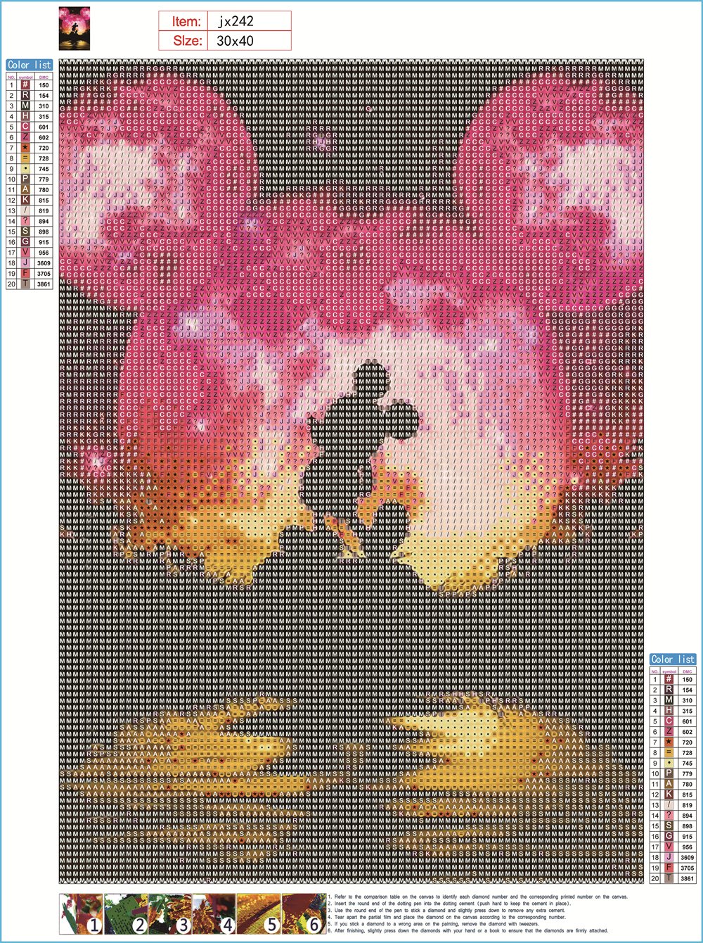 Mickey | Kits complets de peinture au diamant rond