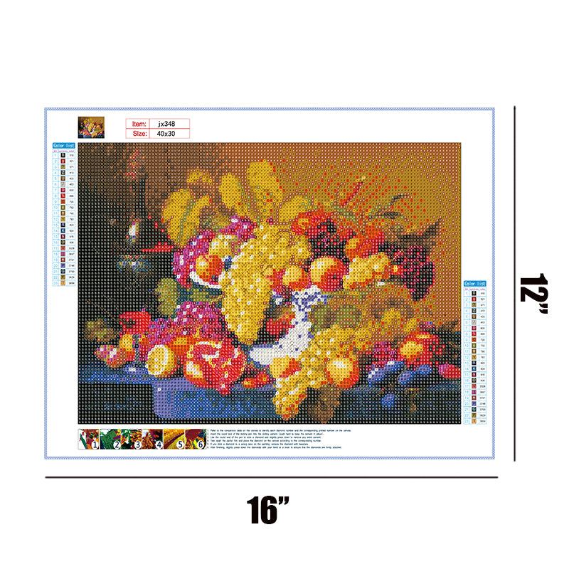 Fruit Platter   | Full Round Diamond Painting Kits