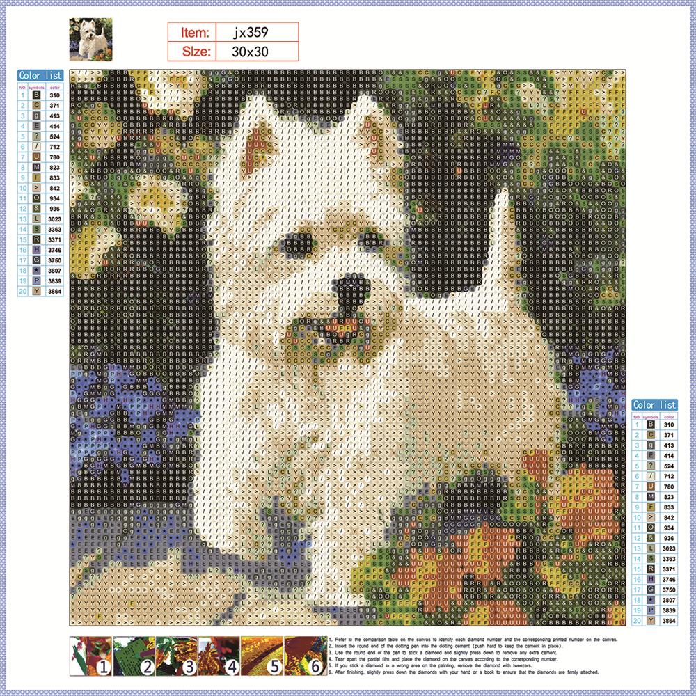 Dog | Full Round Diamond Painting Kits