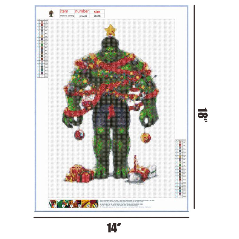 Hulk | Kits complets de peinture au diamant rond 