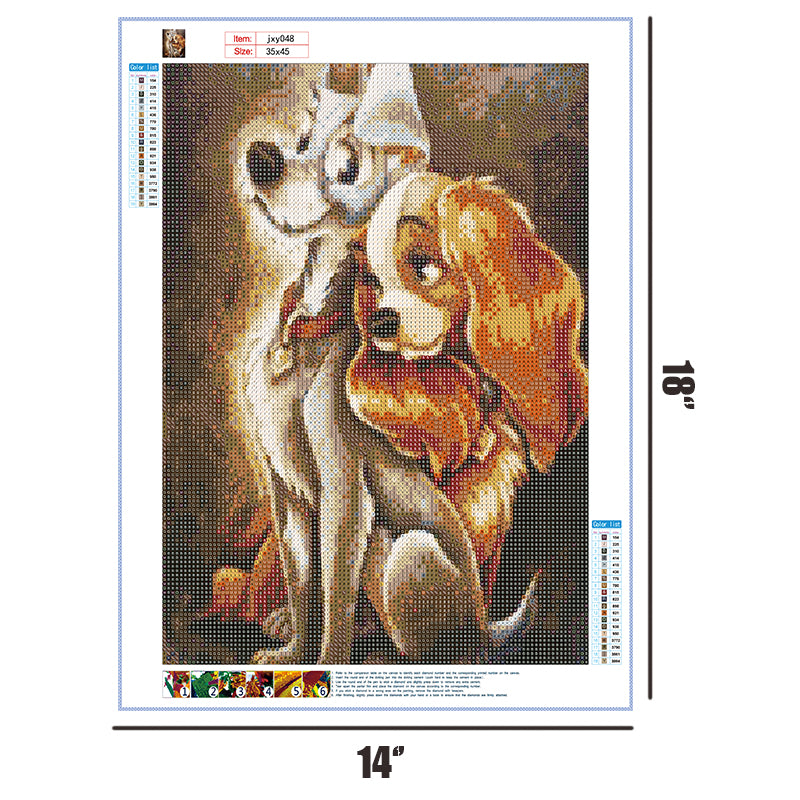 Dog  | Full Round Diamond Painting Kits