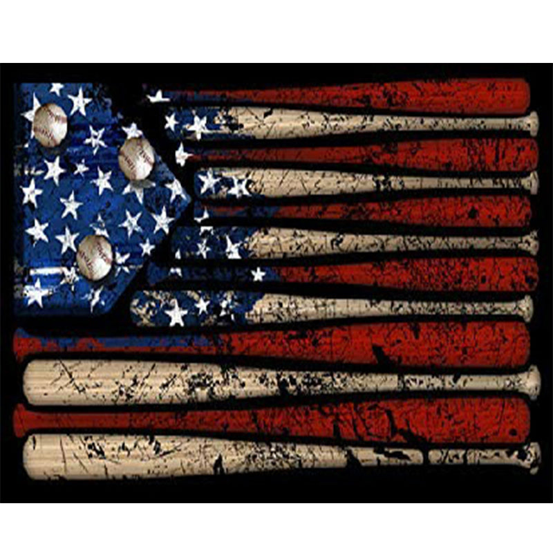Amerikanische Flagge | Vollständige runde Diamant-Malkits