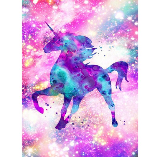 Licorne | Kits complets de peinture au diamant rond 