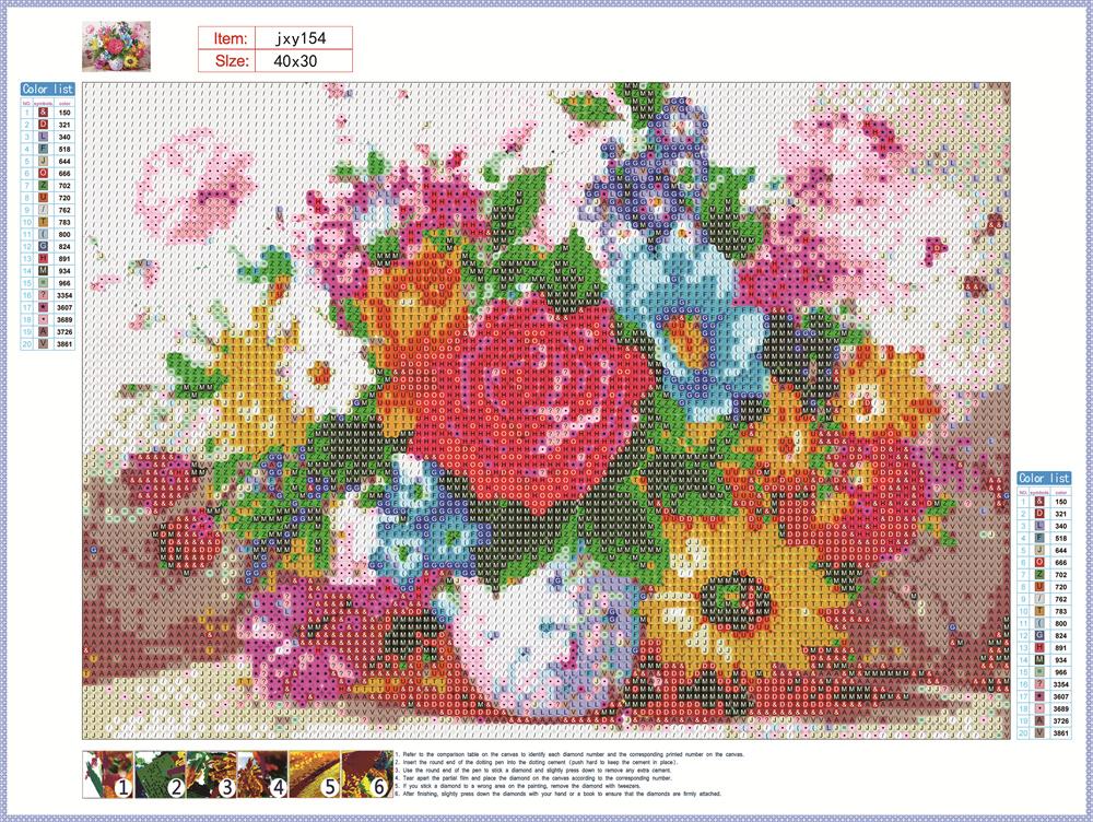 Flower | Full Round Diamond Painting Kits