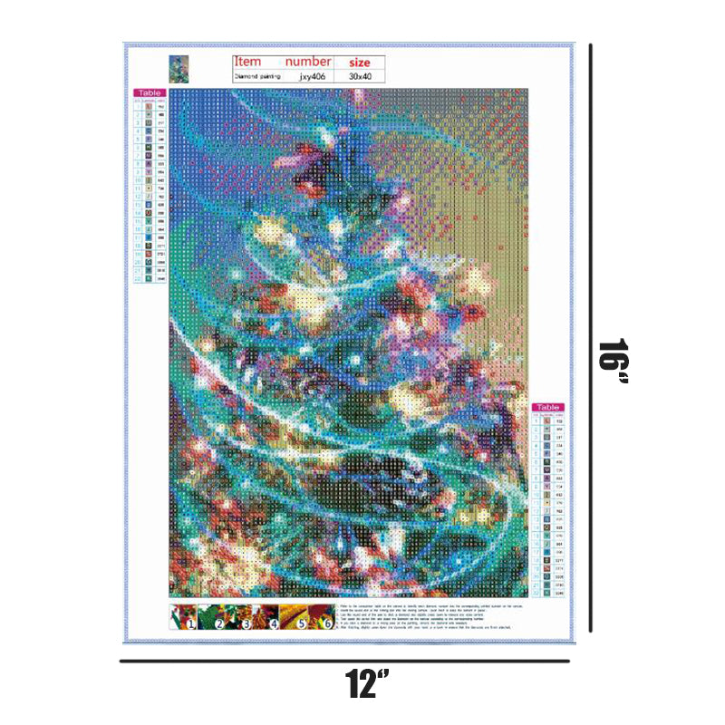 Christmas Tree  | Full Round Diamond Painting Kits