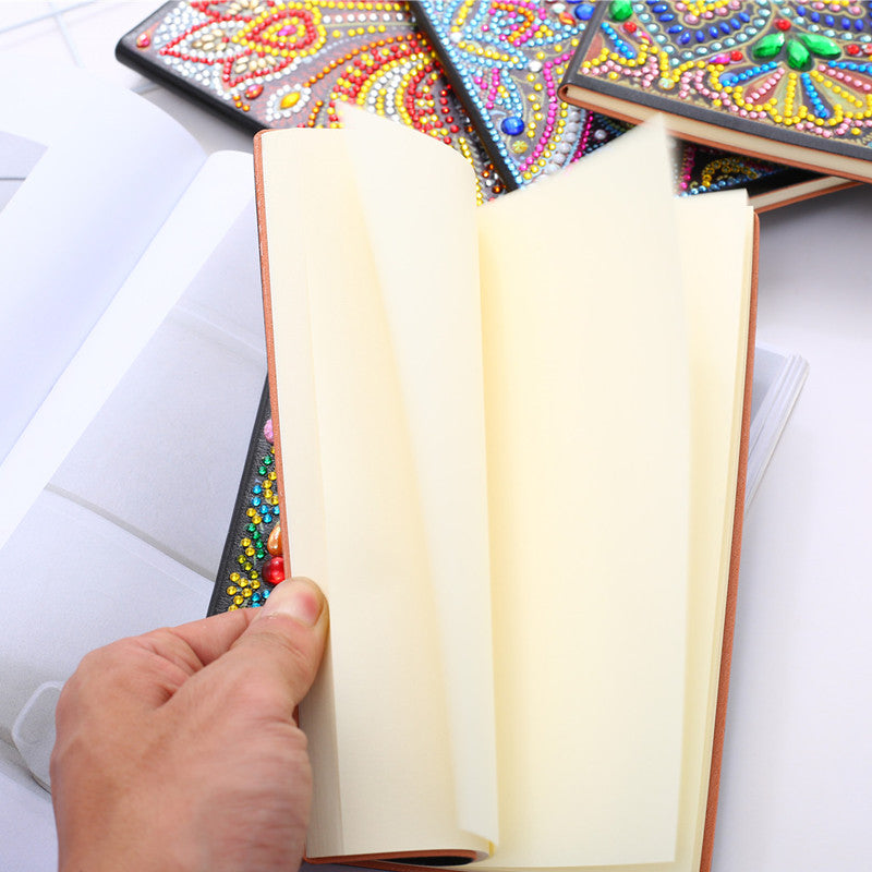 DIY Notebook Special Shape Rhinestone Diary Book
