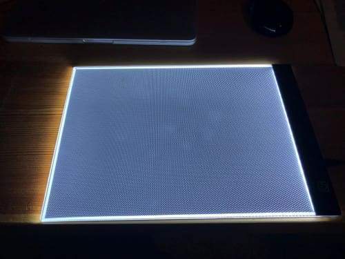 Coussin lumineux LED pour peinture au diamant (dimmable)