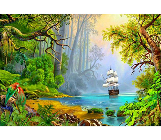 Beautiful Scenery  | Full Round Diamond Painting Kits