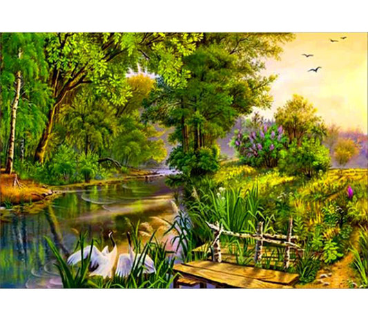 Beautiful Scenery  | Full Round Diamond Painting Kits