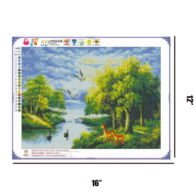 Beautiful Scenery  | Full Round Diamond Painting Kits