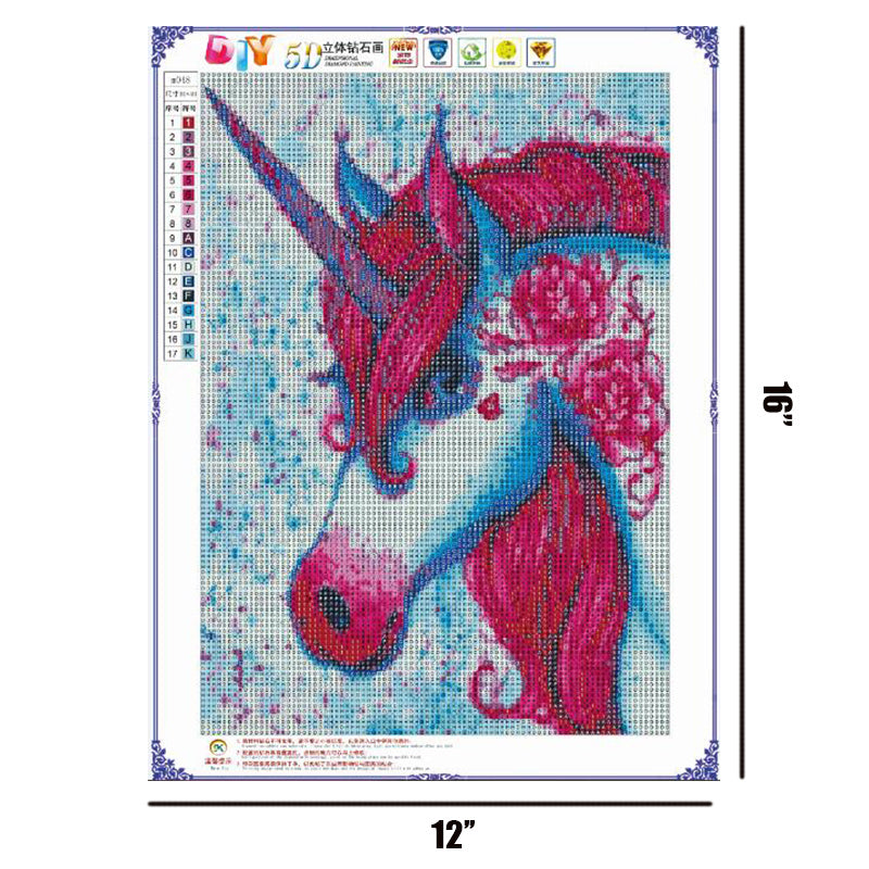 Unicorn | Full Round Diamond Painting Kits