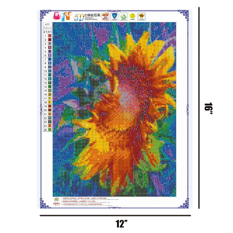 Sunflower | Full Round Diamond Painting Kits