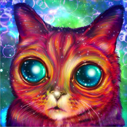 Color Cat | Full Circle Diamond Painting Kit