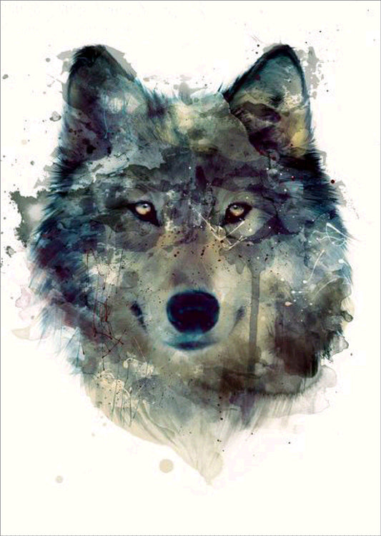 Wolf | Vollkreis-Diamant-Malset