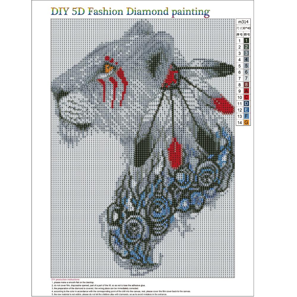 Full Round Diamond Painting Kits | tiger