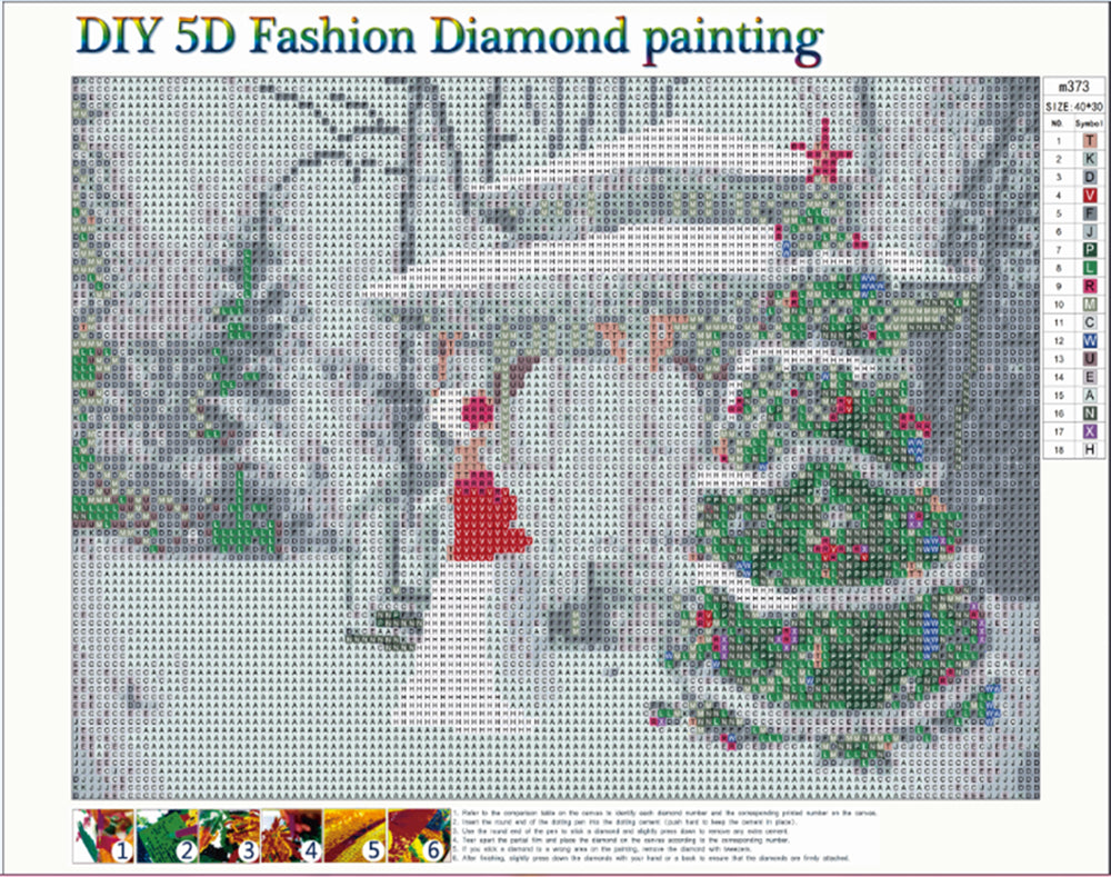 Christmas tree | full circle diamond painting kit