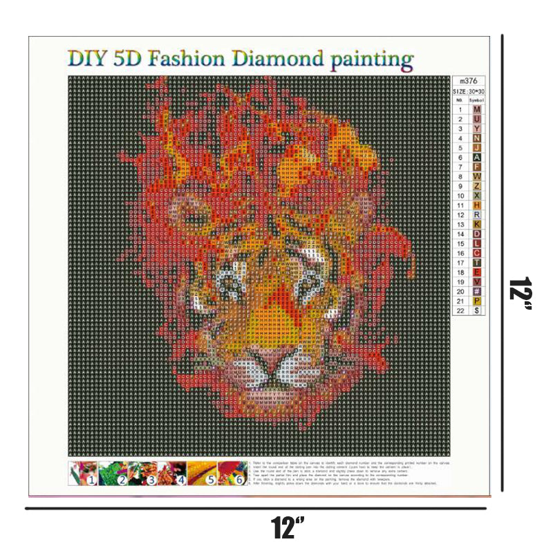 Burning  Butterfly  | Full Round Diamond Painting Kits