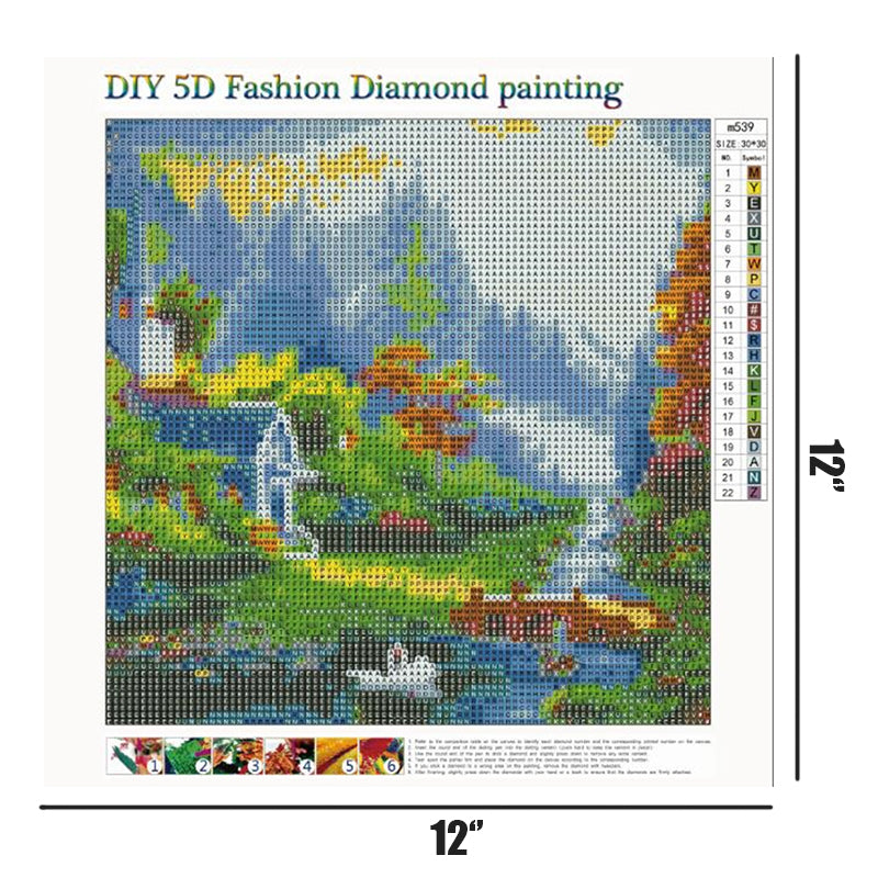 Beautiful Scenery  | Full Round Diamond Painting Kits