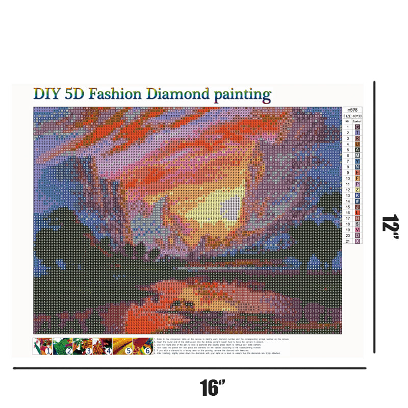 Beautiful Landscape Scenery  | Full Round Diamond Painting Kits