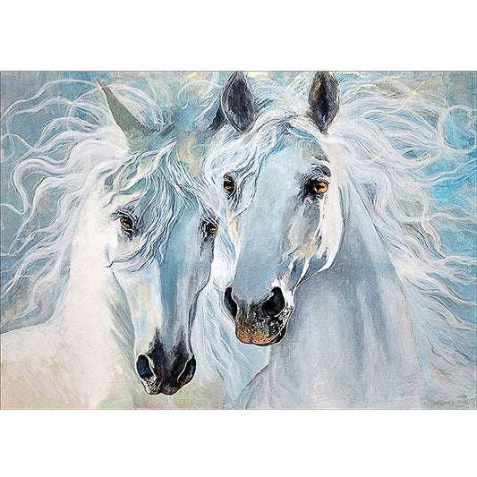 Cheval | Kits complets de peinture au diamant rond