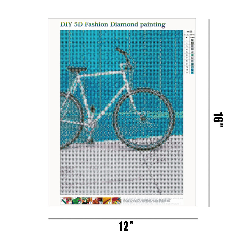 Vélo | Kits complets de peinture au diamant rond