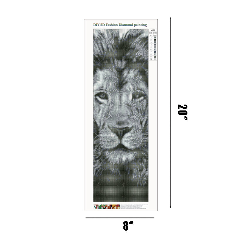 Lion  |  Full Round Diamond Painting Kits