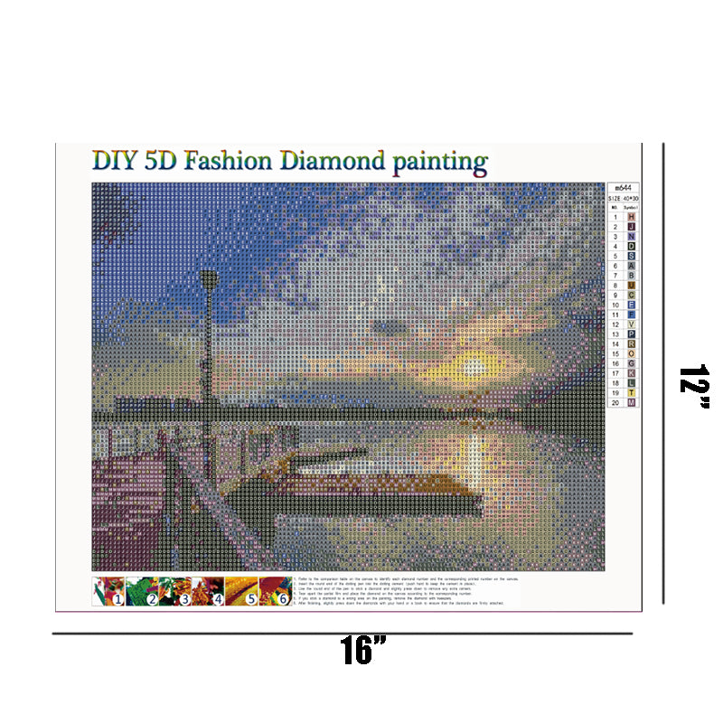 Sunrise  | Full Round Diamond Painting Kits