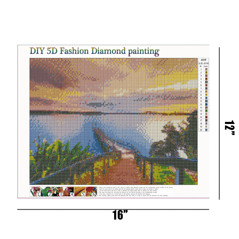 Charming View | Full Round Diamond Painting Kits