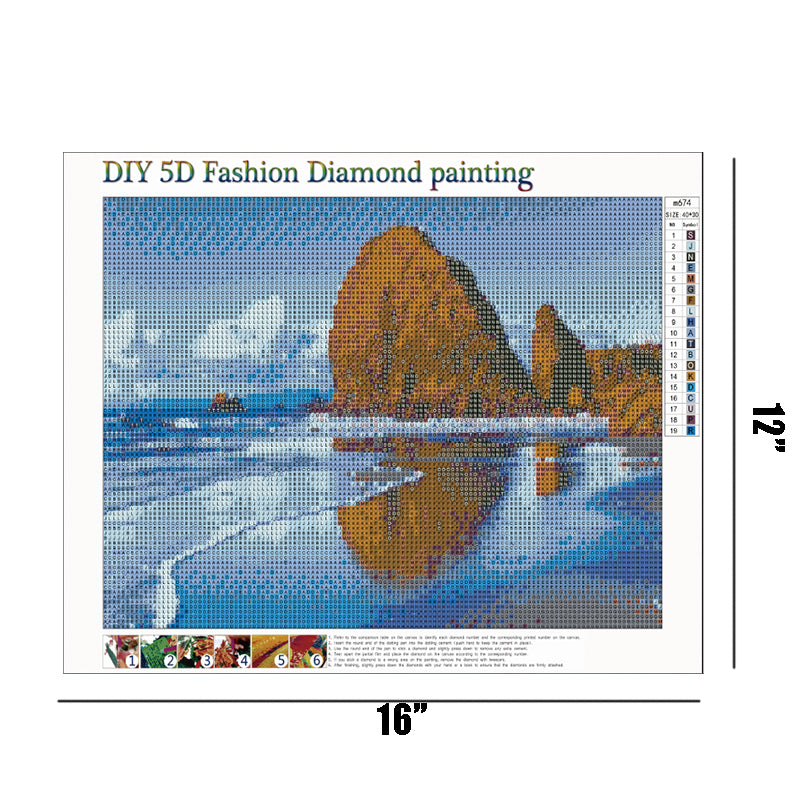 Sea View | Full Round Diamond Painting Kits