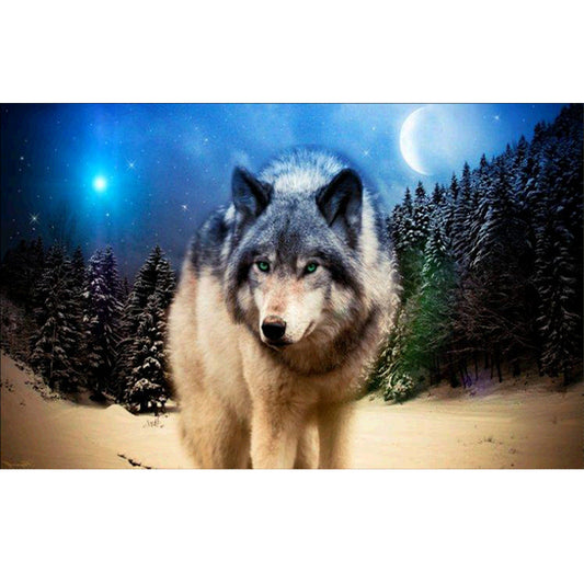 Wolf  | Full Round Diamond Painting Kits