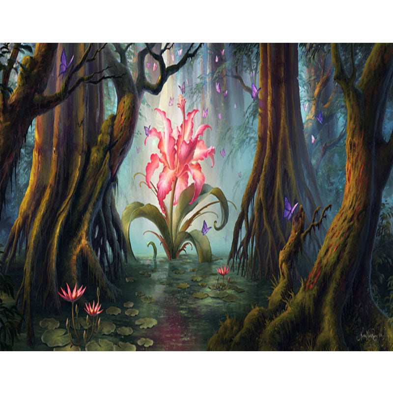 Magic Forest Flower  | Full Round Diamond Painting Kits