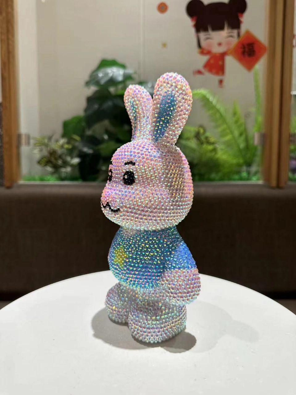 DIY Rabbit -Crystal Rhinestone Full Diamond Painting