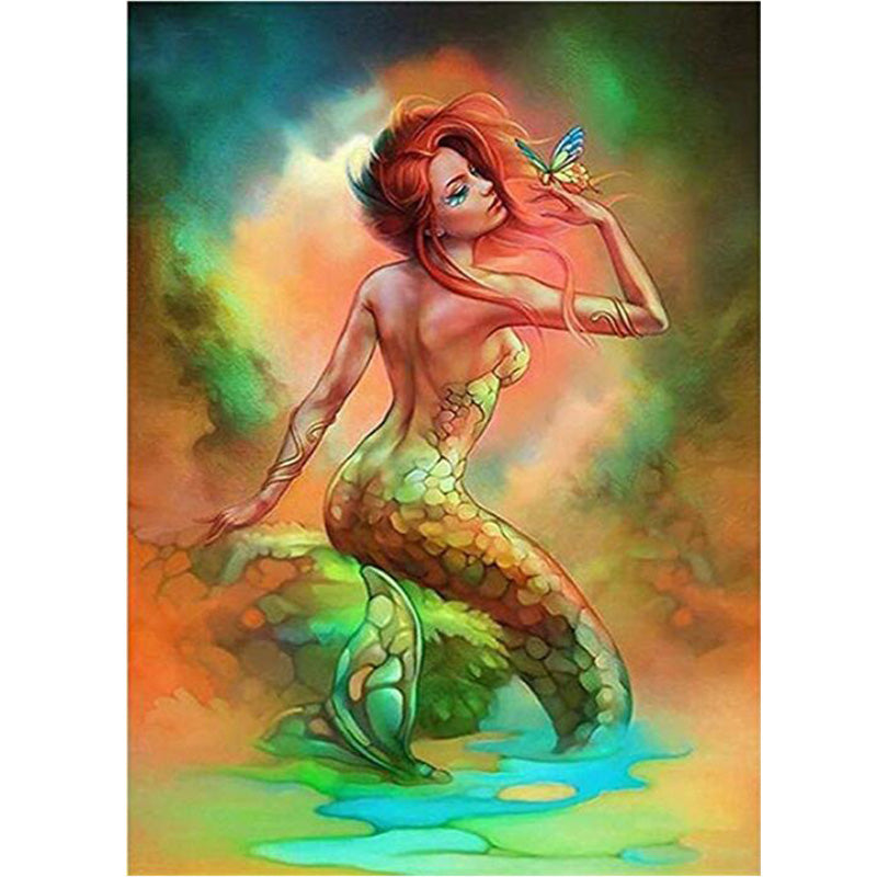Mermaid  | Full Round Diamond Painting Kits