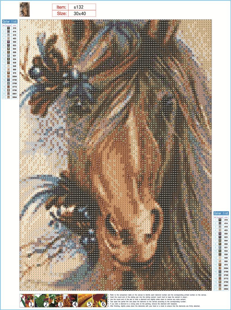 horse | Full Round Diamond Painting Kits