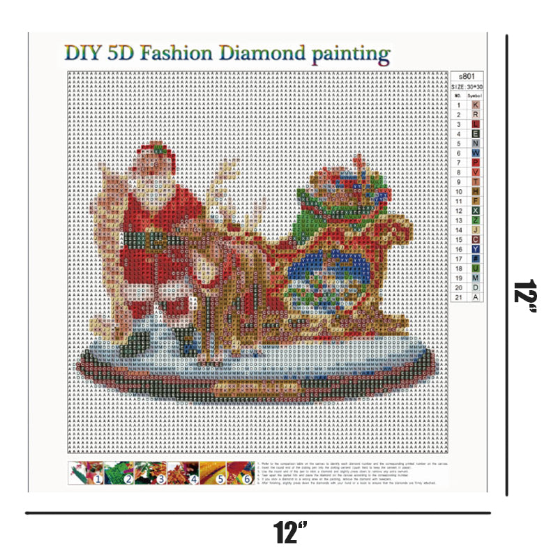 Santa Claus  | Full Round Diamond Painting Kits