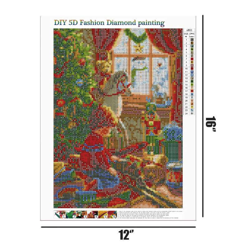 Christmas Boy  | Full Round Diamond Painting Kits