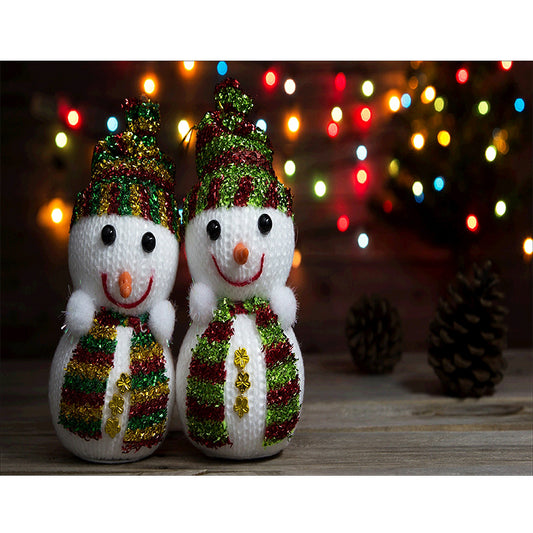 Snowman Doll  | Full Round Diamond Painting Kits