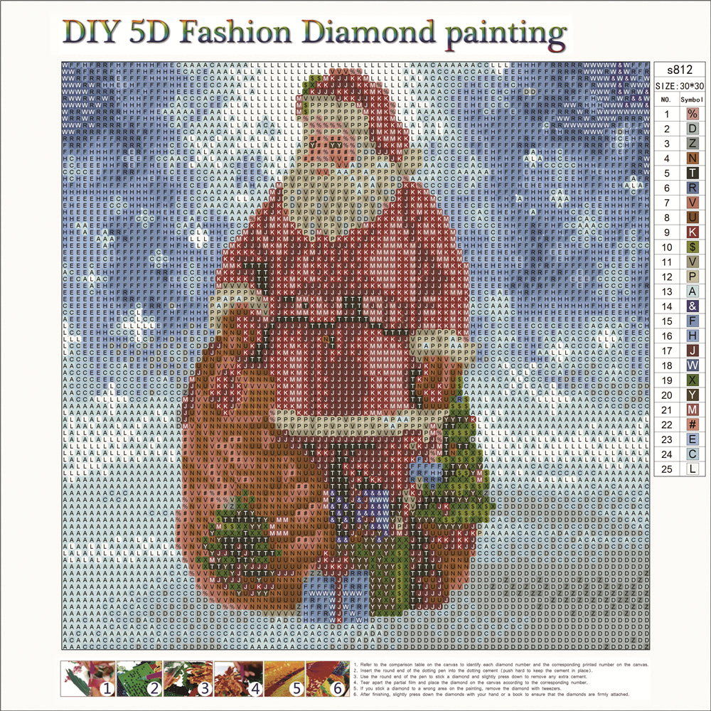 Santa | Full Circle Diamond Painting Kit