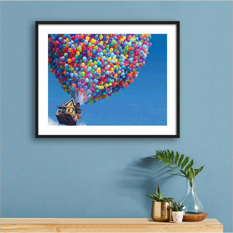 Hot Air Balloon   | Full Round Diamond Painting Kits