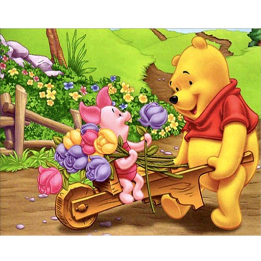 Winnie The Pooh   | Full Round Diamond Painting Kits