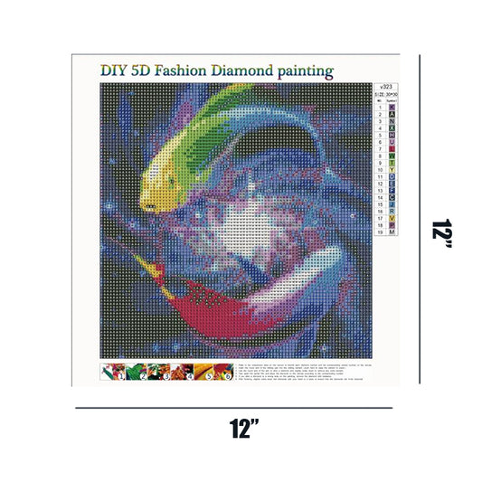 Lucky Fish  | Full Round Diamond Painting Kits