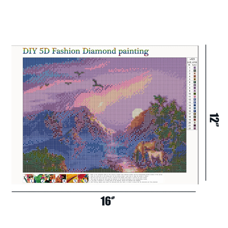Fantasy Scenery  | Full Round Diamond Painting Kits